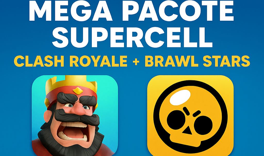 (PROMOÇÃO IMPERDIVEL 7 DIAS) CONTA CLASH ROYALE + BRAWL STARS