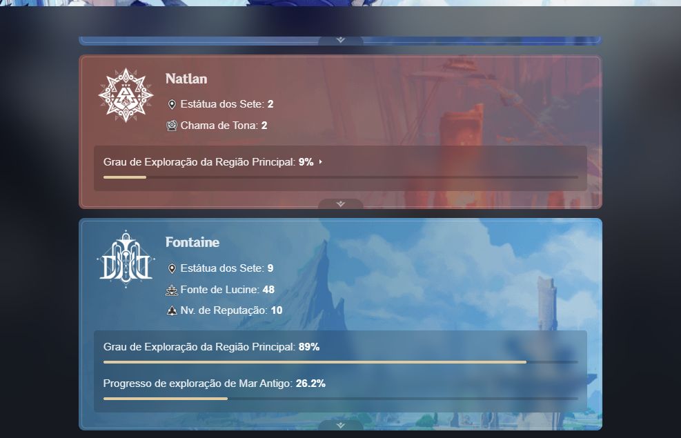 [24 T5 + 10 ARMAS T5] CONTAS GENSHIN IMPACT COM PERSONAGENS LENDÁRIO
