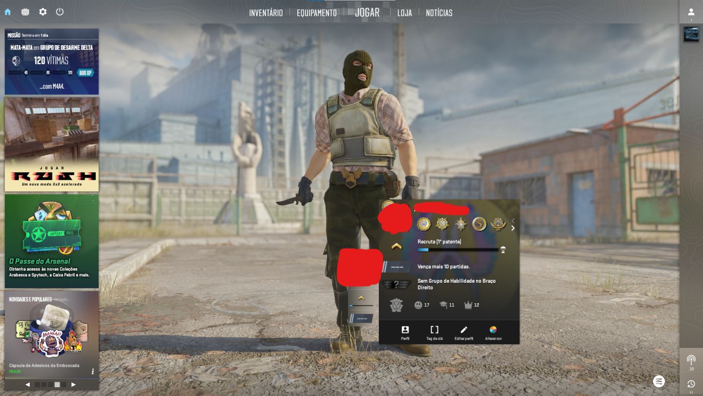 Conta CS2 Prime (+2.300h) | 9 medalhas | 22 jogos