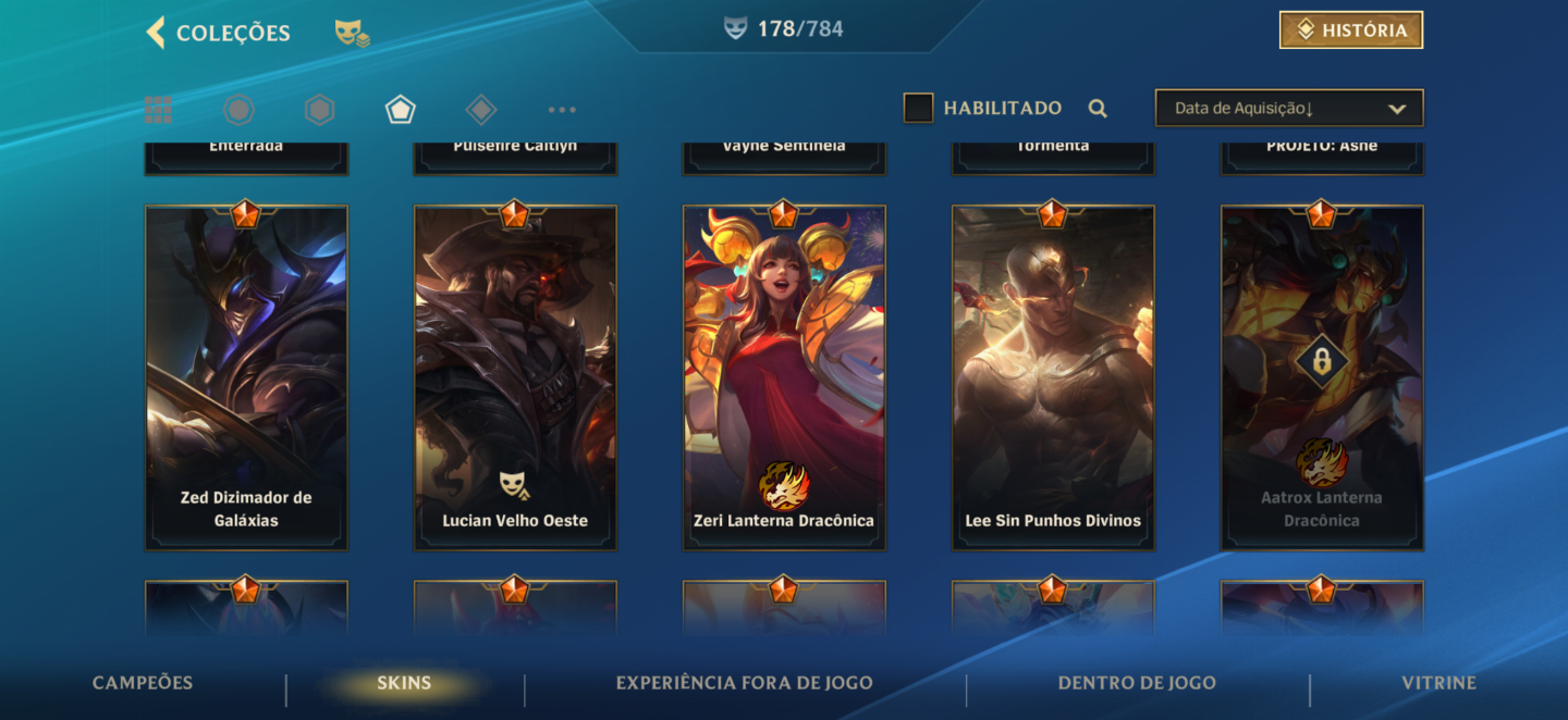 CONTA WILD RIFT,MUITAS SKINS DE ADC E JG, 2 SKIN j4 MISTICAS INCLUINDO J4 HEXTEC