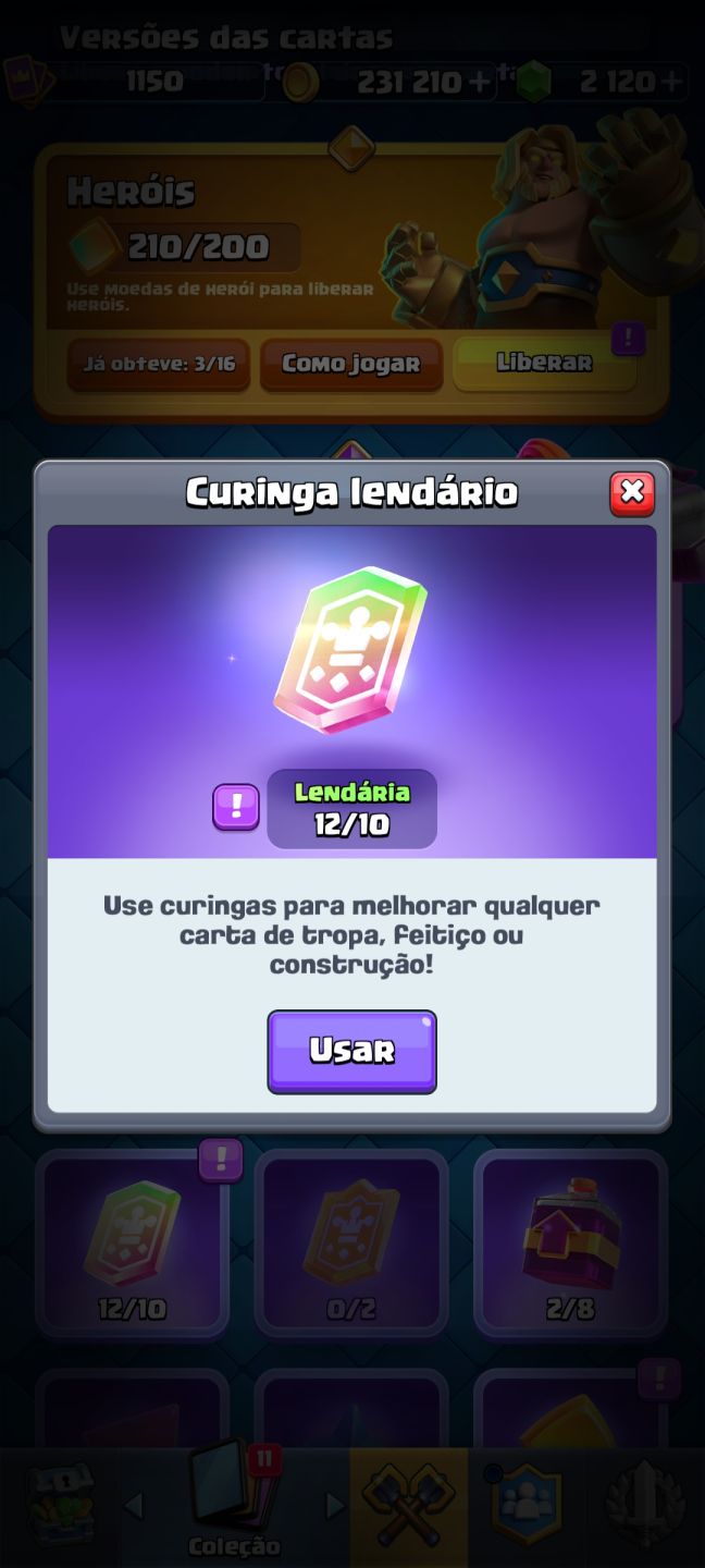 CONTA CLASH ROYALE 6426 TROFÉUS