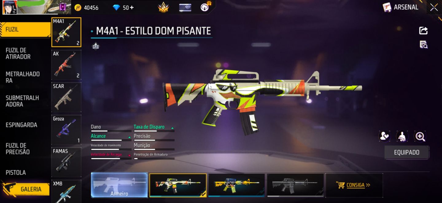 CONTA FREE FIRE COM CONJUNTO RAPOSA DO ÁRTICO | CONJUNTO JIRAIYA | GROZA SASUKE