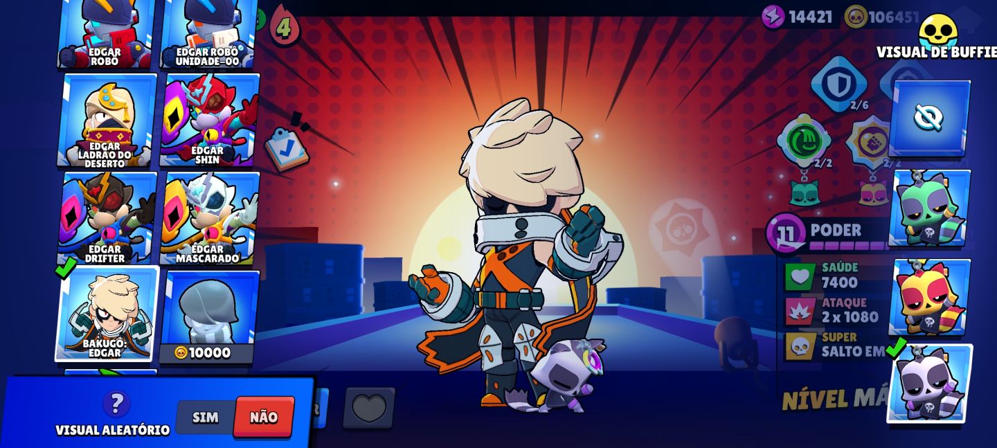 CONTA BRAWL STARS FULL 11 + SKINS RARAS E TODAS HIPERCARGAS