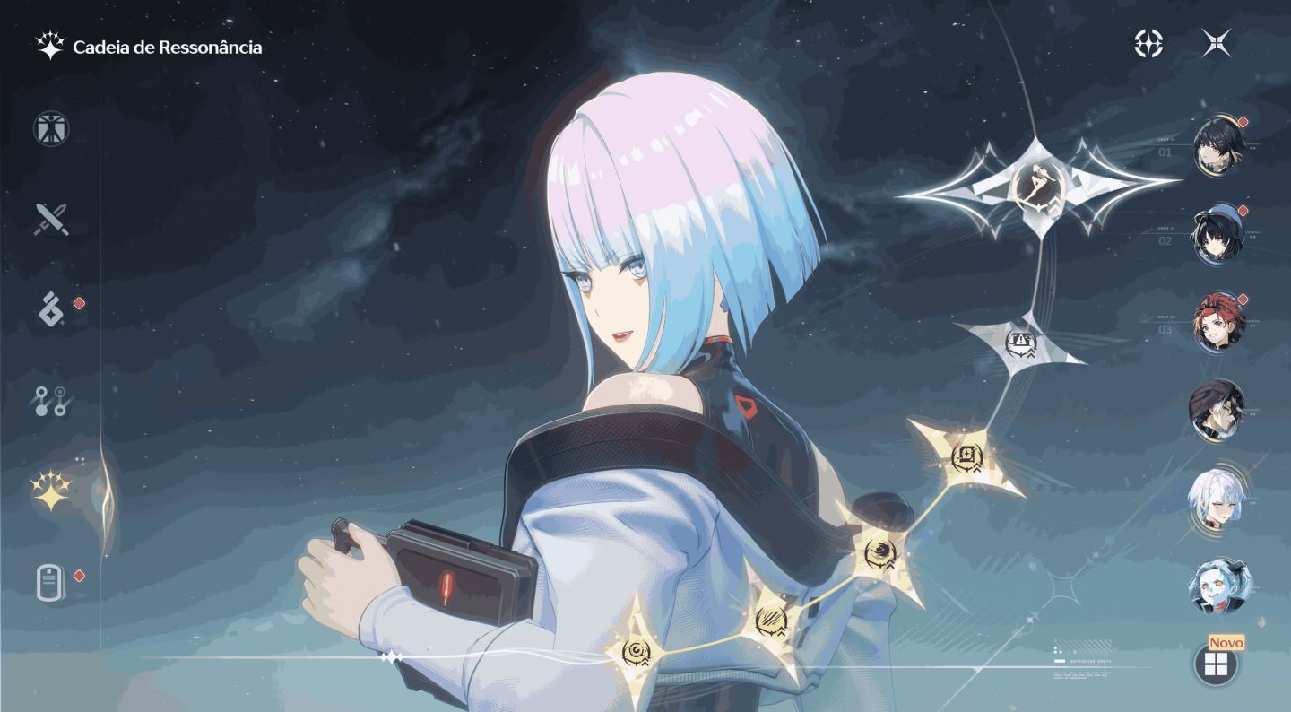 Wuthering Waves - Contas Reroll Collab Cyberpunk - Varias Lucys S3 a S6 e Mais