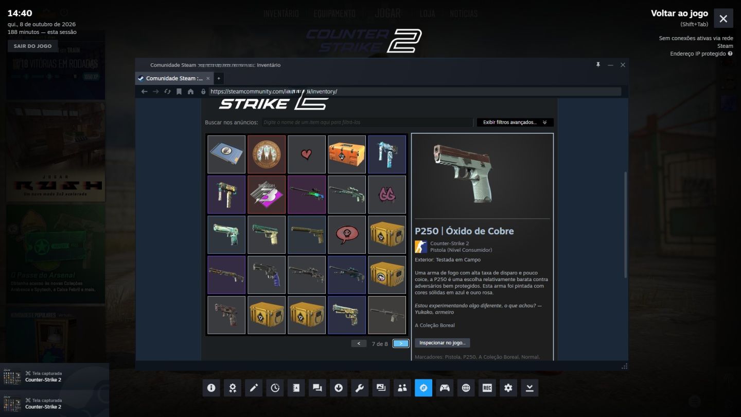 CONTA CS2 PRONTA PARA MAIN | 4 MEDALHAS | +125 VITÓRIAS NA TEMPORADA