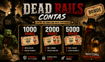 CONTAS DEAD RAILS / TRILHOS MORTOS - MAIS BARATO - ENTREGA AUTOMÁTICA
