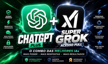 CHATGPT 5.2 PLUS 30 DIAS DE ACESSO COM O MENOR PREÇO CHAT GPT + BRINDE
