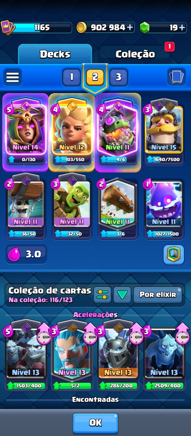 Conta Clash Royale 6 mil troféus