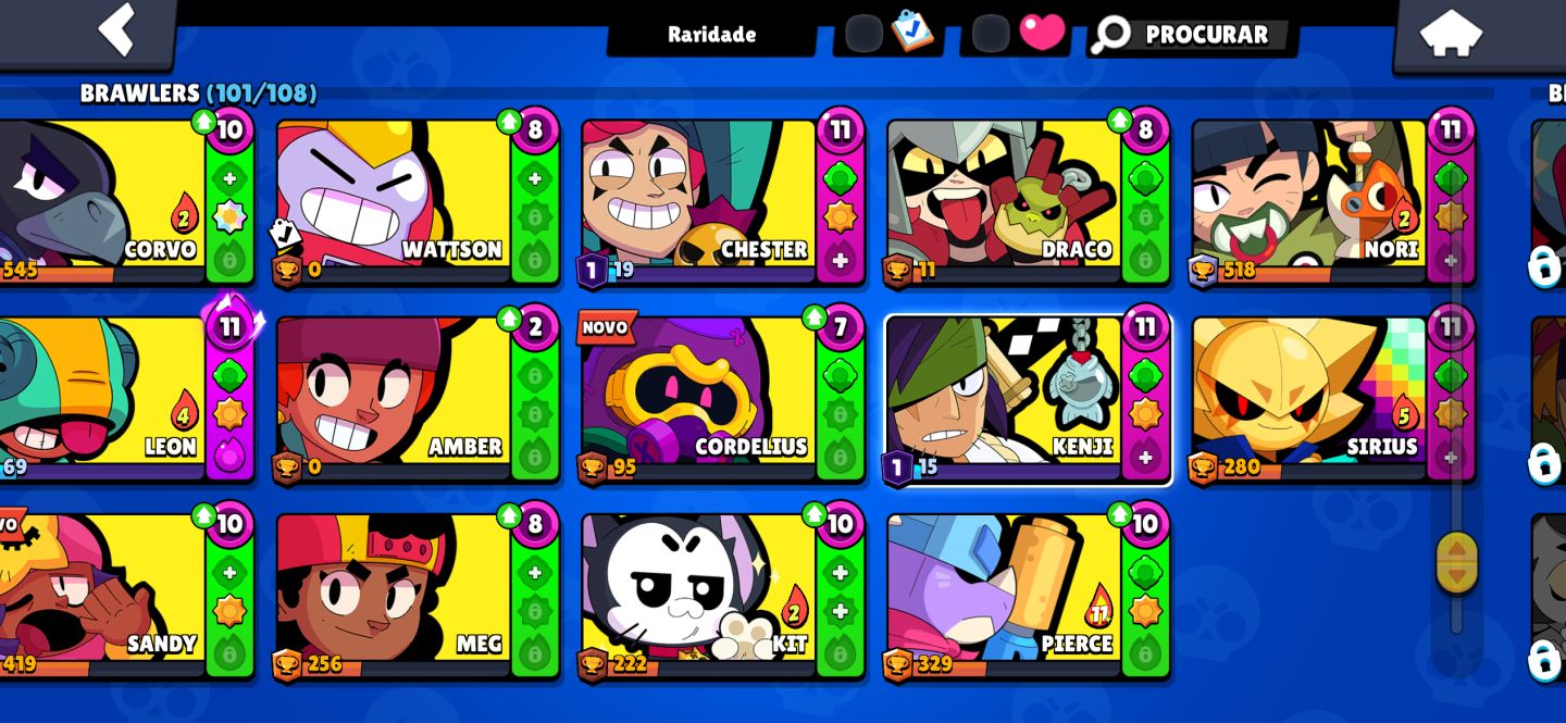 Conta acesso full pra sair logo 101 brawls