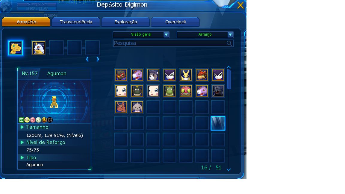 Conta Servidor Omegamon Com RANK U