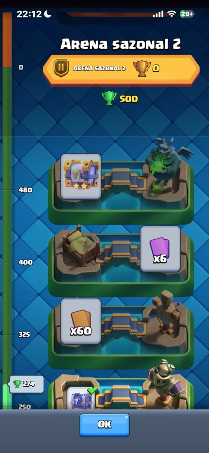 CONTA COM 14K DE TROFEUS + 122 CARTAS + 2400 GEMAS, 100% SEGURA! SÃO ANOS UPANDO