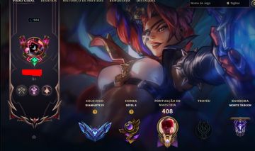 LOL DIAMANTE IV | 207 SKINS | 1 ULTIMATE | 3 MÍTICAS | 8 LENDÁRIAS | HONRA 4
