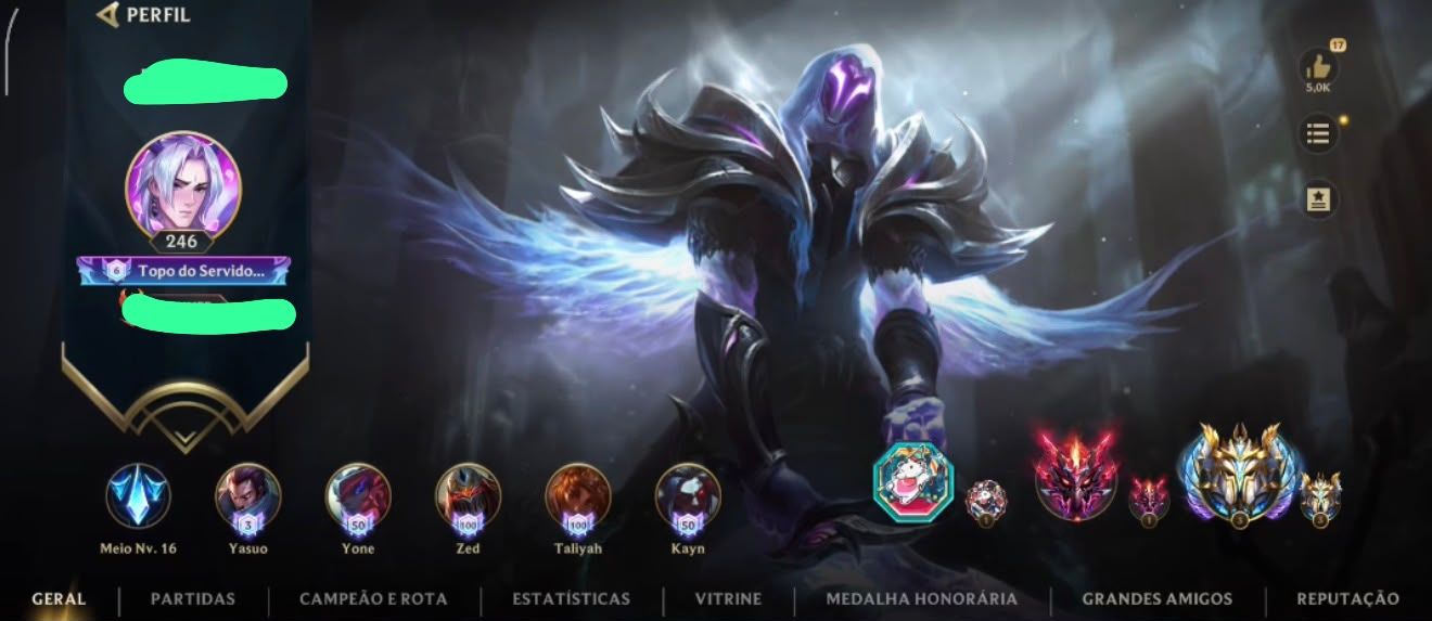 Conta Top 3 Yasuo