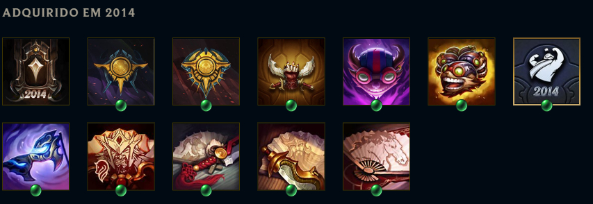 Conta League of Legends ESMERALDA Lv 493, 430 Skins, Rara e Completa