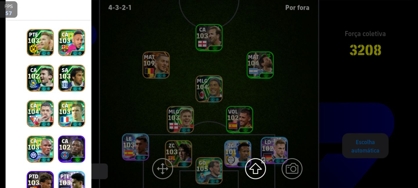 Conta efootball intermediária completinha