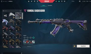 CONTA VALORANT FULL | VANDAL ÍON +VANDAL SAQUEADOR + FACA CATRINA + ASCENDENTE 2