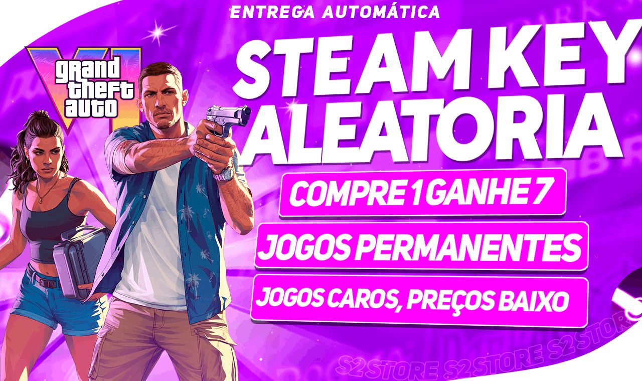 KEYS STEAM JOGOS, 7 KEYS KEY R$ 500, R$ 200 COMPRE 1 LEVE 7 ENTREGA AUTOMÁTICA