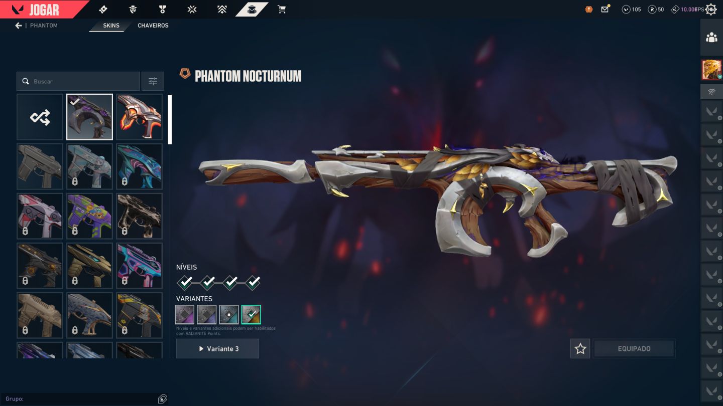 Conta valorant Nivel 138 / Dima 2 / 7 skins!