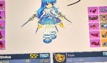 Conta Grand chase Mari 310k ( Todos os chars com 4 classes e despertar feito)