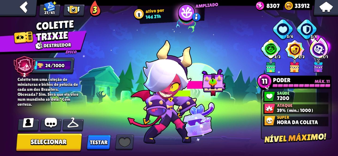 CONTA BRAWL STARS TODOS OS PRIMEIRO PASSES E VARIAS SKINS RARAS 40K TROFÉUS