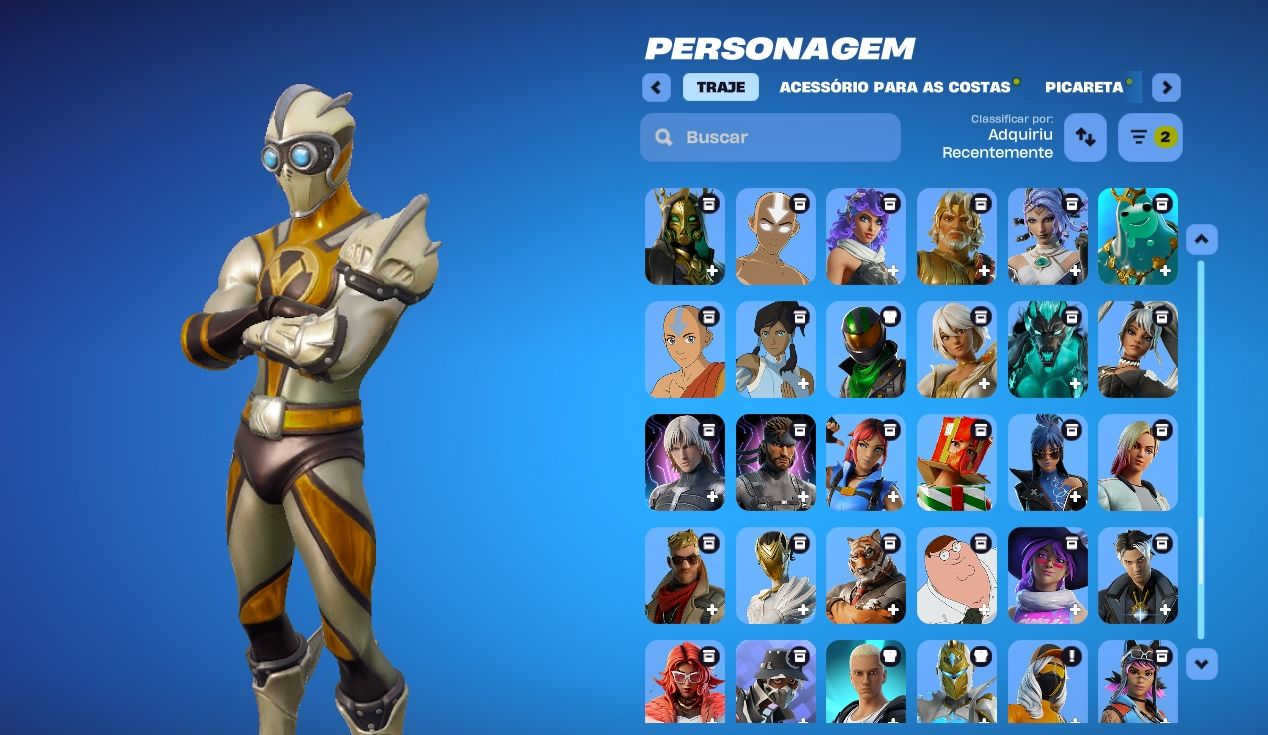 Conta Fortnite + Epic Games conta da Epic Games com excelente coleção