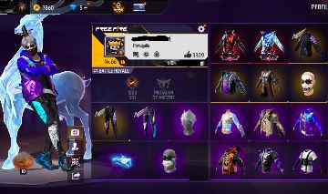 Conta de Free Fire com uns itens raros, LEIAM A LEGENDA!!