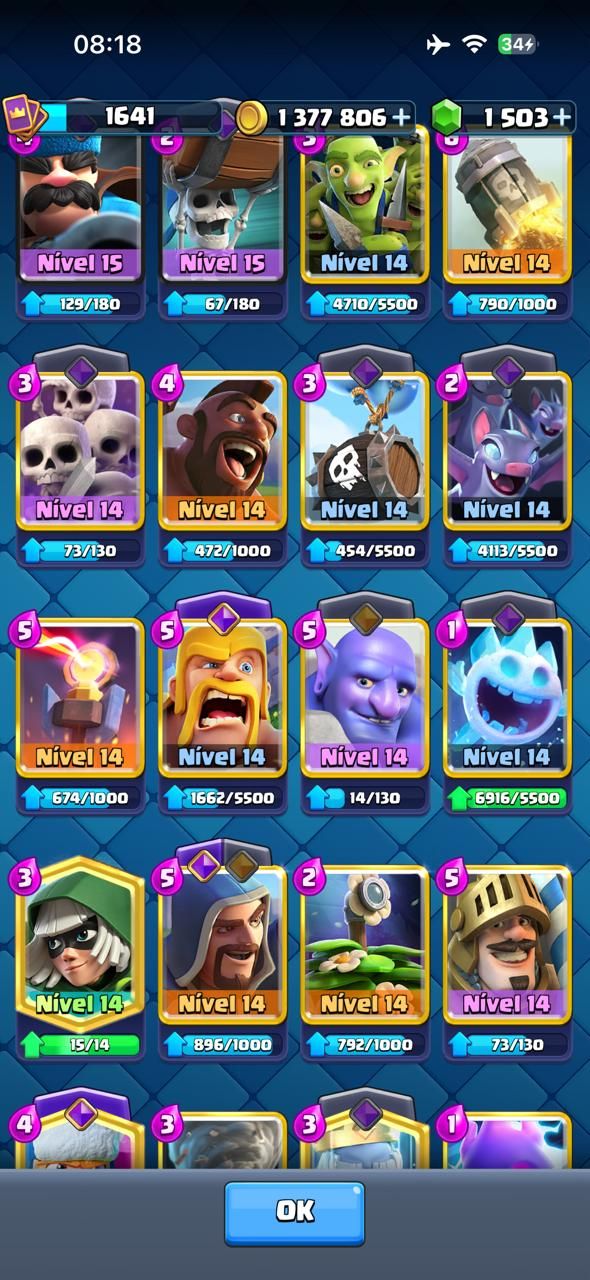 CONTA CLASH LVL 16