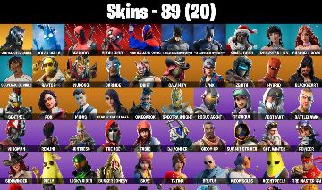 CONTA FORTNITE COM 89 SKINS HUNTMASTER/DEADPOOL/LYNX/SANTA DOGG/ROCKSTAR LISA