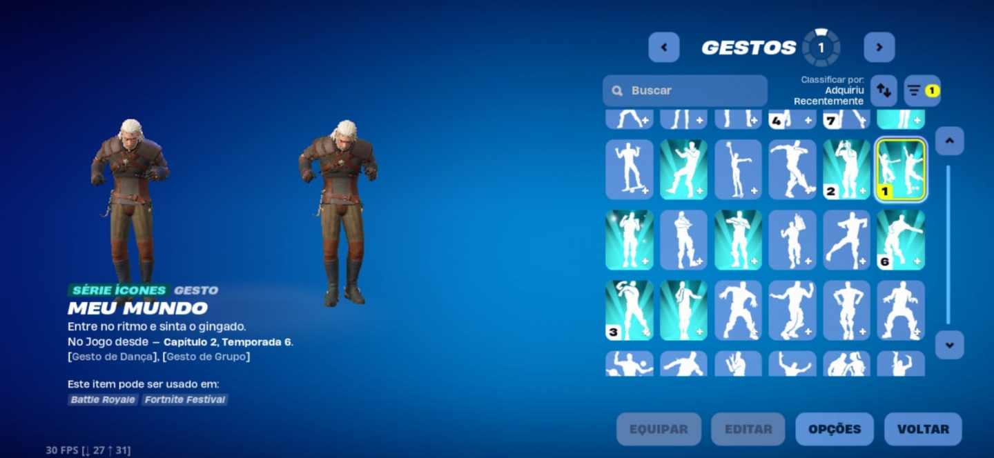 CONTA FORTNITE OG 178 SKINS | CAPÍTULO 1 | SOLID SNAKE!!!