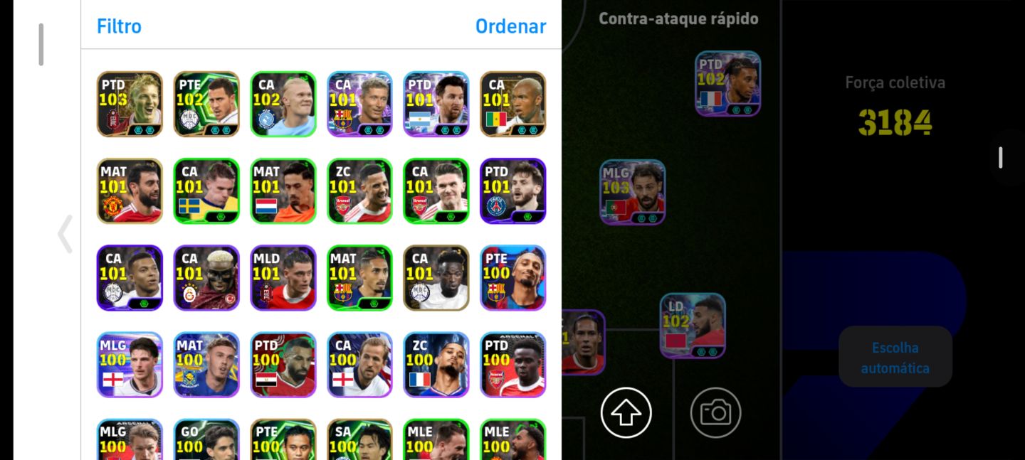 Conta efootball muito forte
