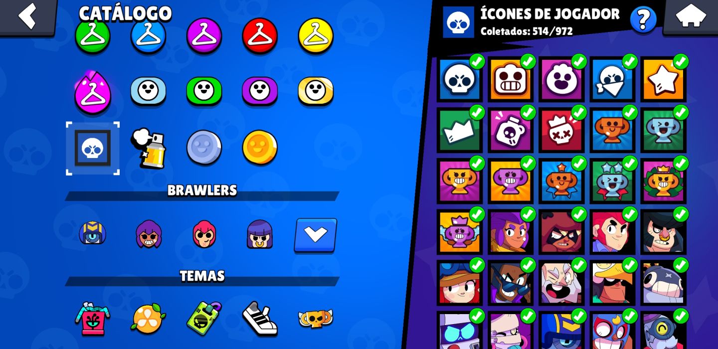 CONTA BRAWL STARS 45K TROFEUS/TODOS OS BRAWLERS