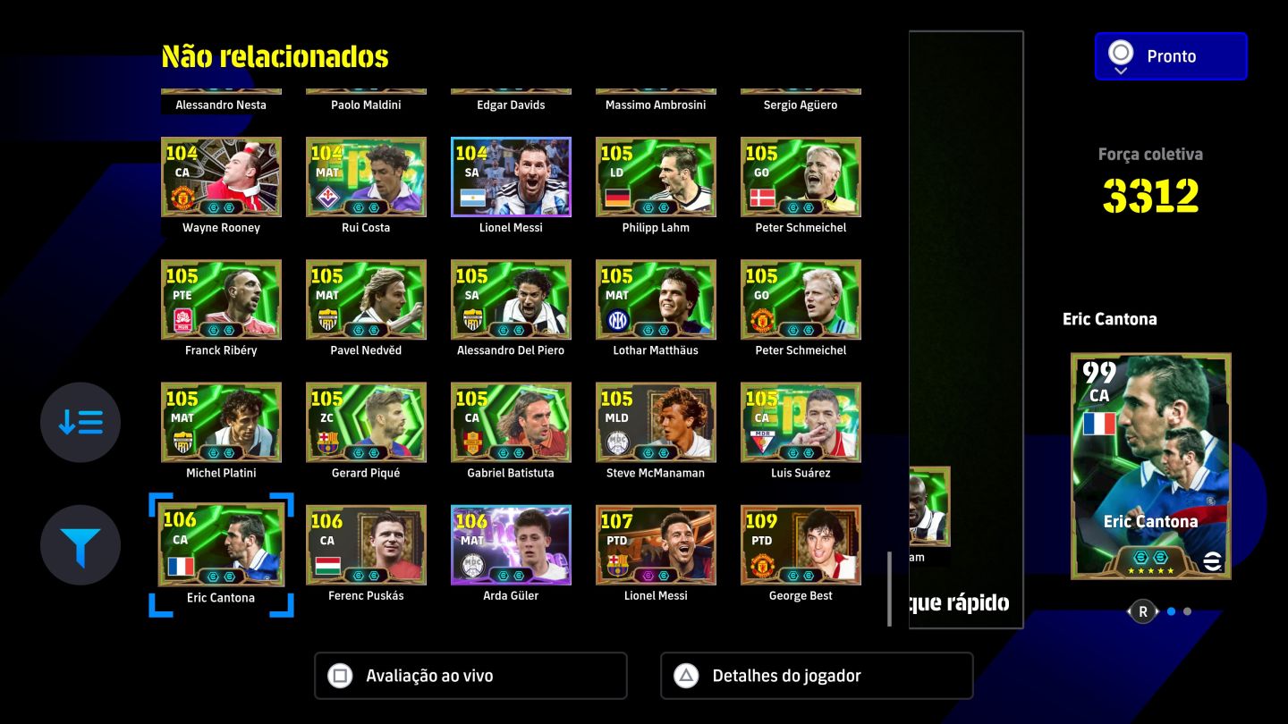 CONTA EFOOTBALL Ps5/Ps4/Psn Força 2315, 65 ÉPICOS, BIG TIME, SHOW TIME.