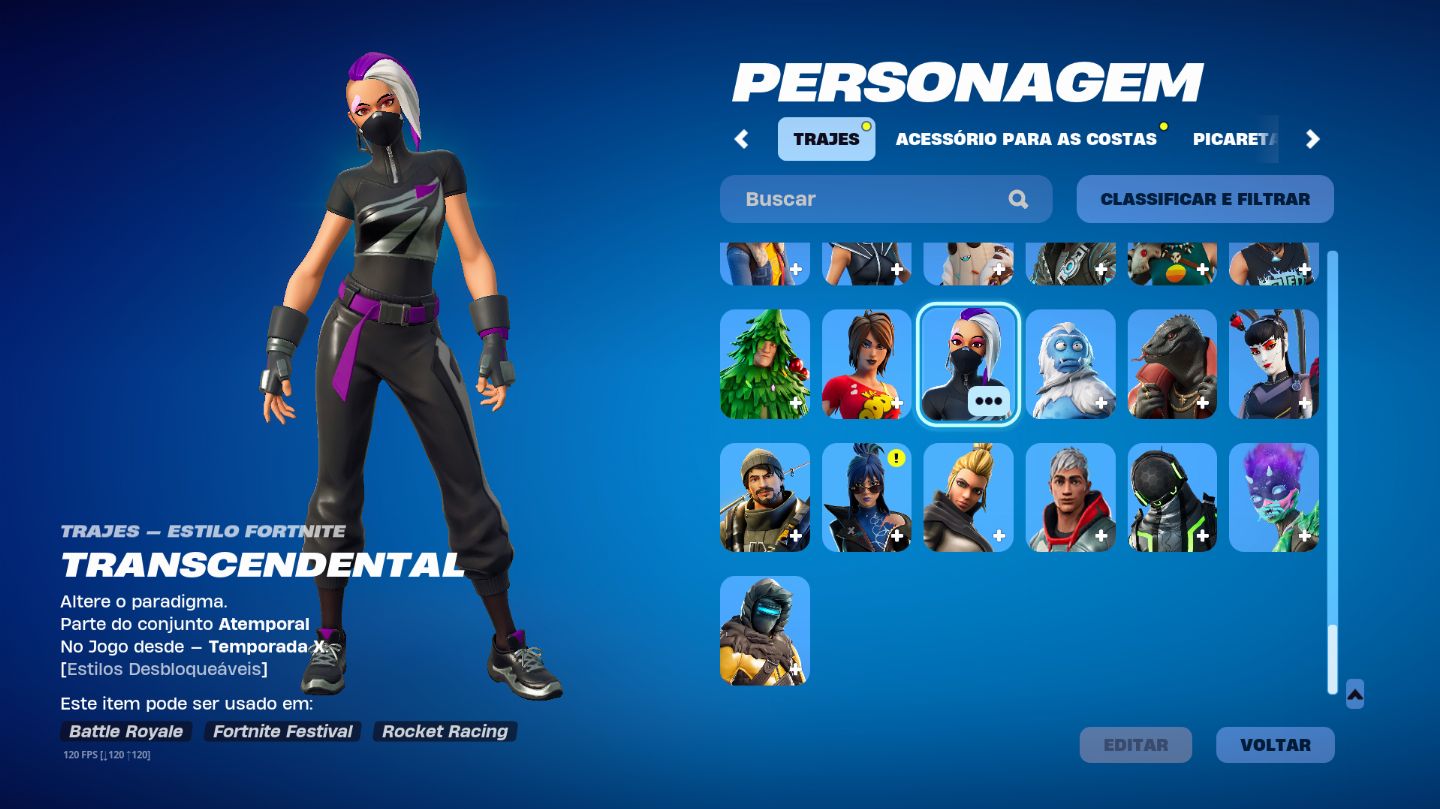 Conta fortnite: Minty, glow +salve o mundo fundador (180 skins )