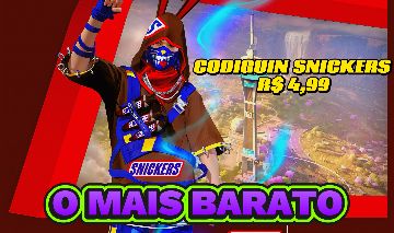 CODIGUIN SNICKERS + CAIXA | ENTREGA IMEDIATA|