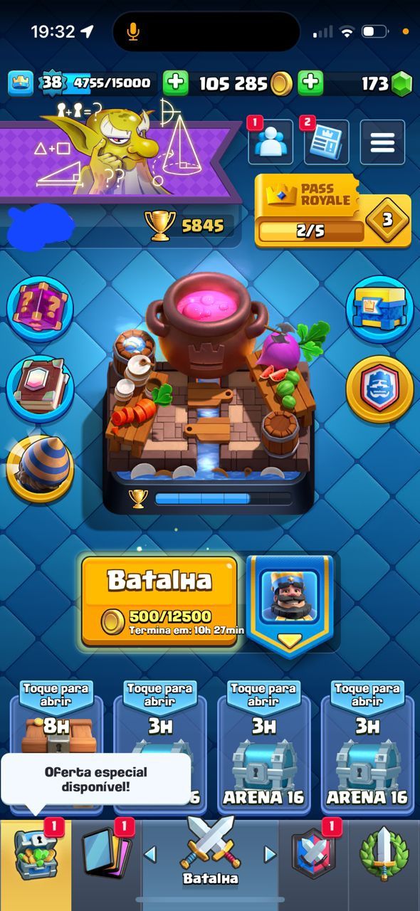 CONTA DE CLASH ROYALE NO PRECIN