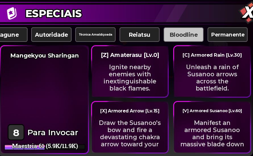 (CONTA) ANIME FIGHT SIMULATOR BZ