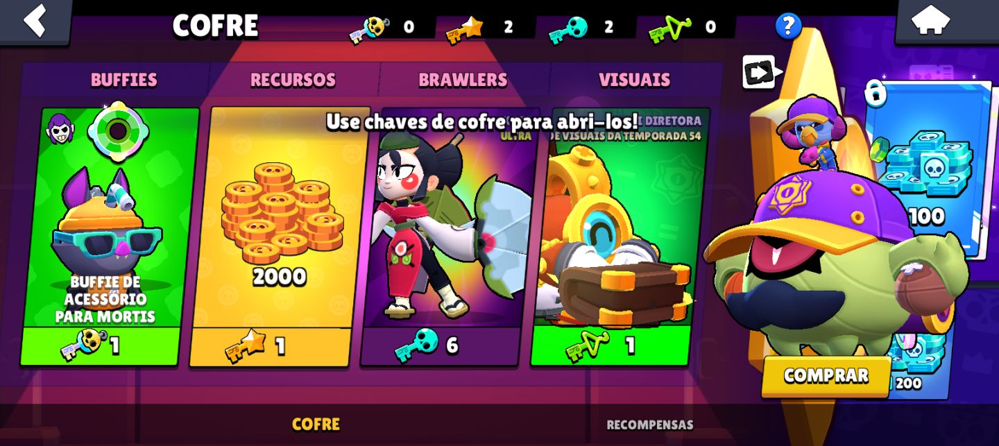 Arena 23 | 3K Gemas | 16 EVOS | Heróis | 8 Anos + conta de brawl stars de brinde