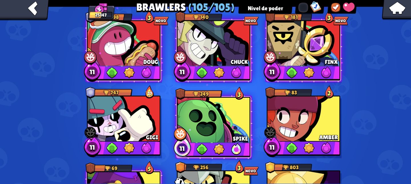 Conta brawl/Clash R. (Leia a descrição)