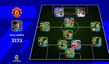 CONTA eFOOTBALL MOBILE COMPETITIVA | FORÇA COLETIVA 3150+ | DIVISÃO 2