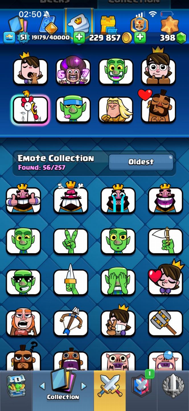 Conta clash royale 10k troféus