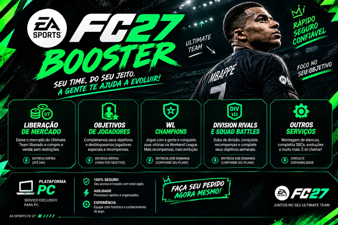 EA SPORTS FC 27 BOOSTER | SEU TIME DO SEU JEITO!