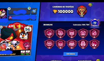 CONTA BRAWL 100K | 37 BRAWLERS 2K (PRESTÍGIO 2) | EMAIL PROPRIO