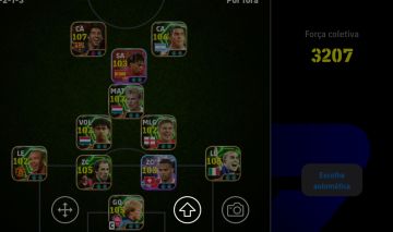 Conta Efootball com 3207 de força MOBILE