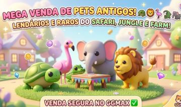 PETS ANTIGO /Tartaruga, Flamingo, Leão, Elefante, Crocodilo