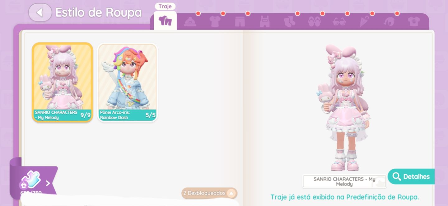 HEARTOPIA CONTA c/ CARRO SANRIO