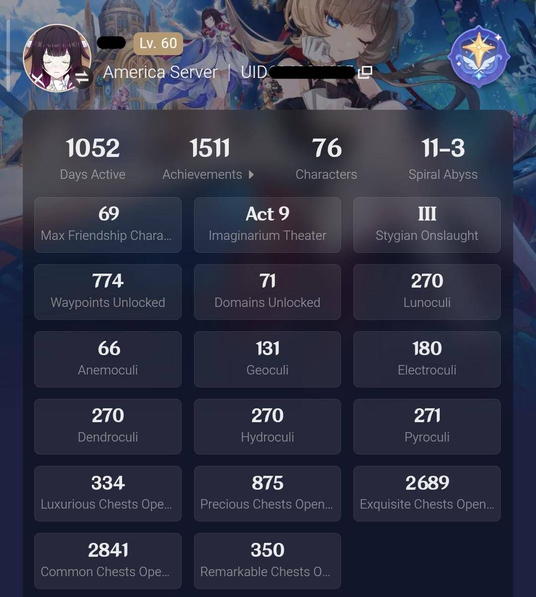 Promoção CONTA GENSHIN IMPACT ENDGAME 25 PERSONAGENS 5+ Skins de 7 Limitadas