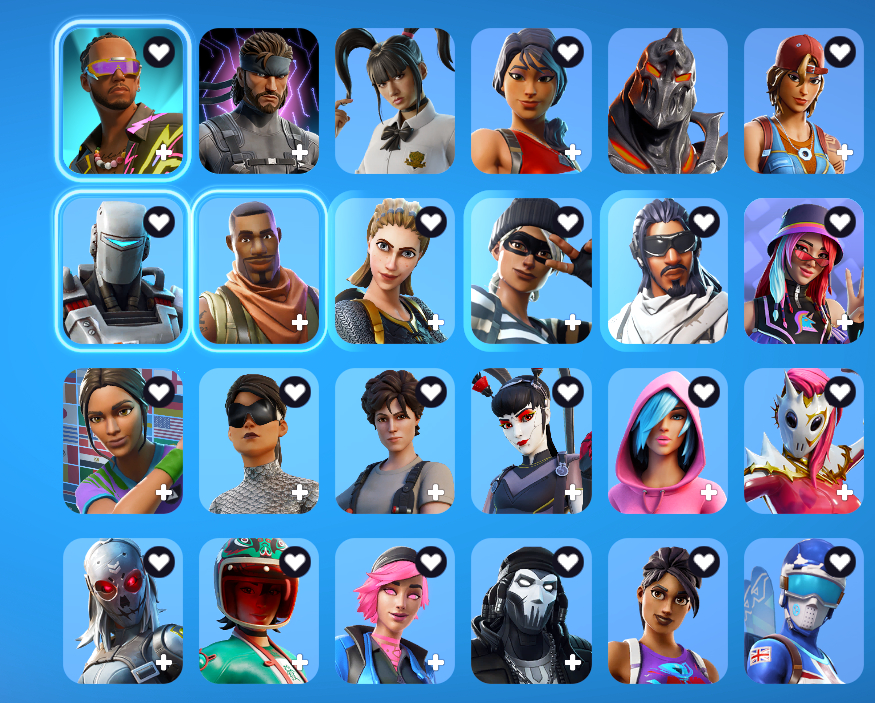 Conta Fortnite com +600 skins