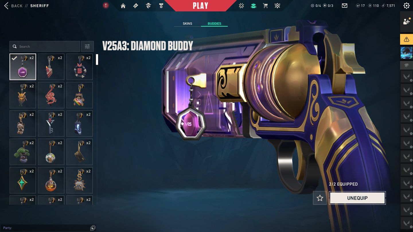 Conta valorant peak diamante 2, pacote bolt + varias skins