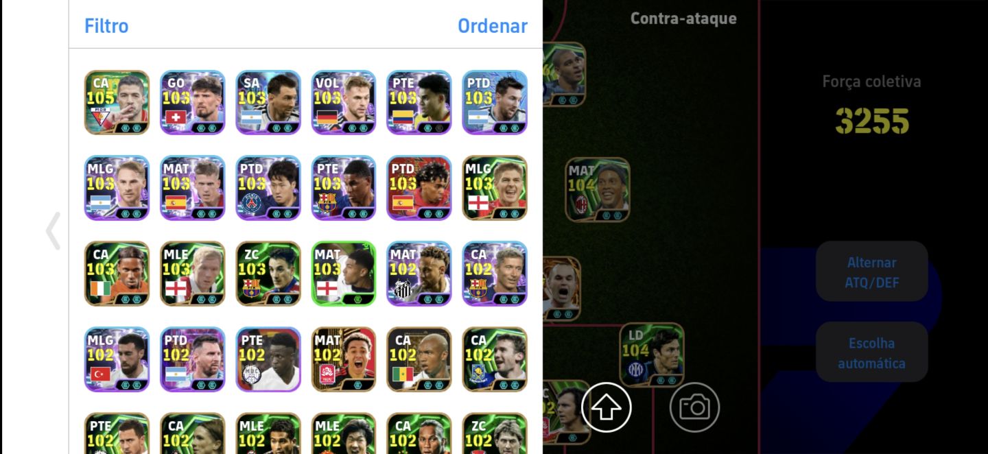 CONTA 3247+DE FORÇA , KVARATSKHELIA BIG TIME , SUÁREZ 106, INIESTA BIG, PELÉ ETC
