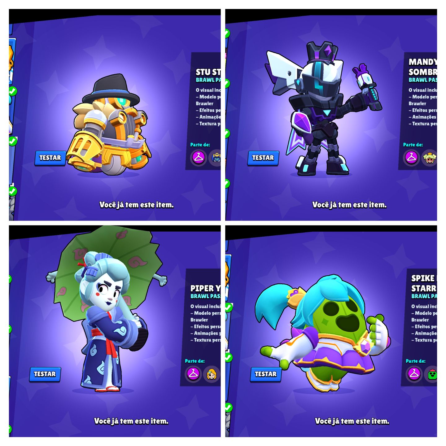 CONTA BRAW 113K | 473 SKINS - 91 PERSONAGENS NO PODER 11 E FAMA METEORICA TRES